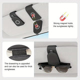 Sotfamily Sunglass Holder Set for Car