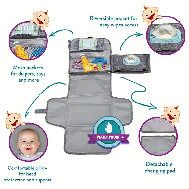 Baby Waterproof Diaper Changing Pad