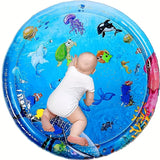 Round Inflatable Dolphin Water Mat